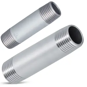 Rura stalowa gwintowana 1/2'' GZ x 1/2'' GZ 80 mm