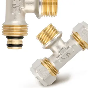 Trójnik PEX skręcany 16x1/2''x16 GZ