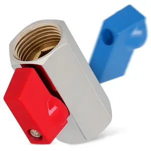 Zawór mini z wymiennym uchwytem 1/2'' GW x 1/2'' GW