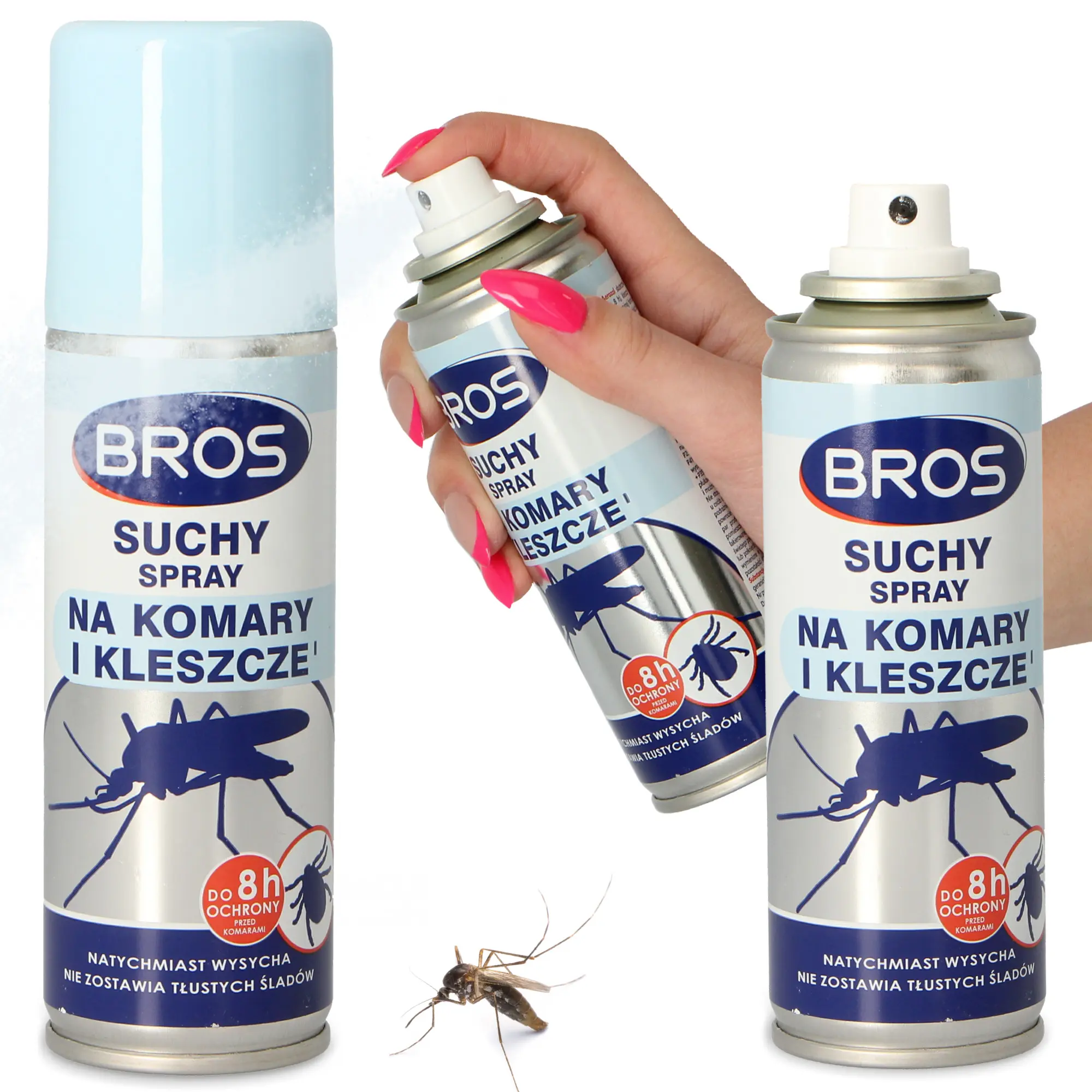 Suchy spray na komary i kleszcze 90 ml