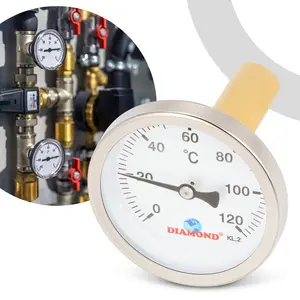 Termometr 40 mm 0 - 120 °C przyłącze 1/4'' tylne