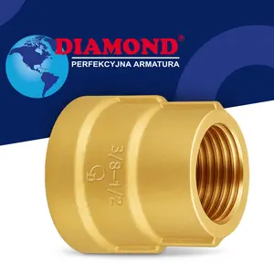 Złączka mosiężna 1/2'' GW x 3/8'' GW