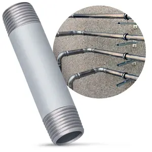 Rura stalowa gwintowana 1/2'' GZ x 1/2'' GZ 100 mm