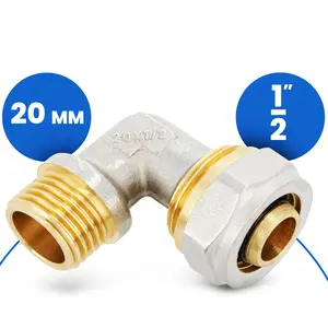  Kolano PEX skręcane 20x1/2'' GZ