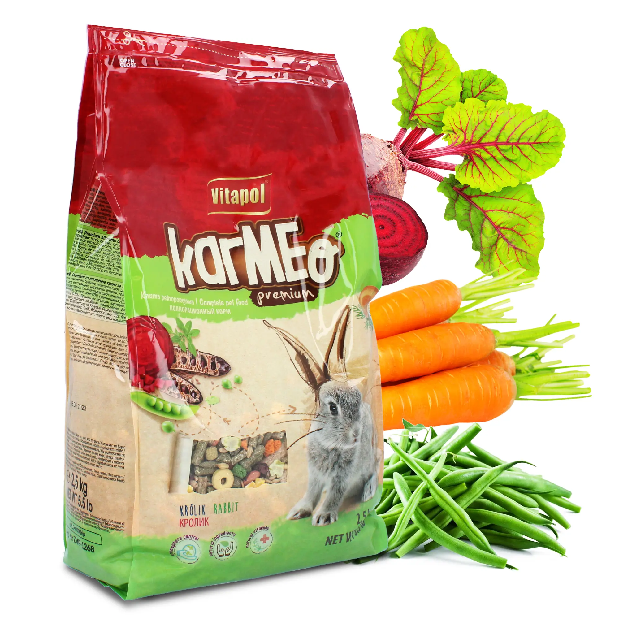 Karmeo Premium dla królika 2,5 kg