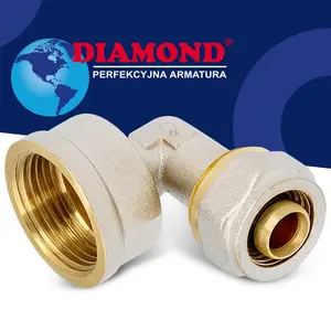 Kolano PEX skręcane 16x3/4'' GW