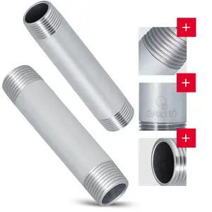 Rura stalowa gwintowana 3/4'' GZ x 3/4'' GZ 110 mm