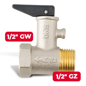 Zawór bezpieczeństwa 1/2'' GW x 1/2'' GZ 7 bar
