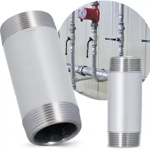 Rura stalowa gwintowana 5/4'' GZ x 5/4'' GZ 100 mm