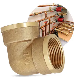  Kolano mosiężne 5/4'' GW x 5/4'' GW