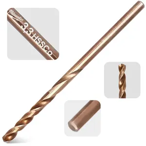 Wiertła do metalu HSS-G RED COBALT 3,3 mm