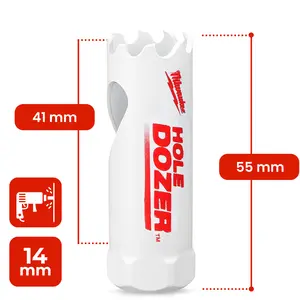 Otwornica bimetalowa kobaltowa HOLE DOZER™ 14 mm