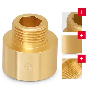 Złączka mosiężna 1/2'' GW x 3/8'' GZ