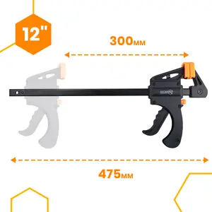 Zacisk automatyczny 12" 300 mm x 475 mm x 65 mm
