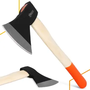 Siekiera z drewnianym trzonkiem 600 g