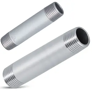 Rura stalowa gwintowana 1/2'' GZ x 1/2'' GZ 100 mm