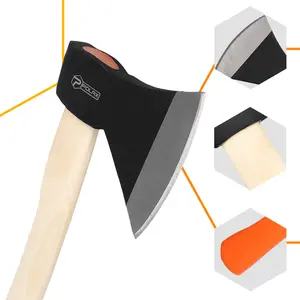  Siekiera z drewnianym trzonkiem 1200 g