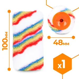 Wałek malarski z poliakrylu fazowany Elitacolor 6 mm x 30 mm x 100 mm