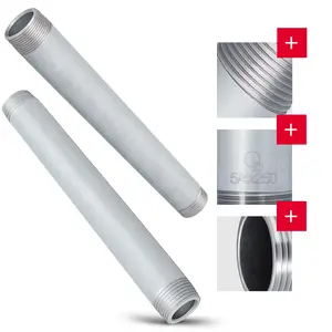 Rura stalowa gwintowana 5/4'' GZ x 5/4'' GZ 250 mm