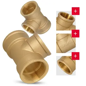  Trójnik mosiężny 6/4'' GW x 5/4'' GW x 6/4'' GW