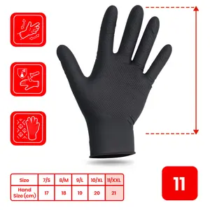 Rękawice jednorazowe nitrylowe - 11/XXL - 50 szt.