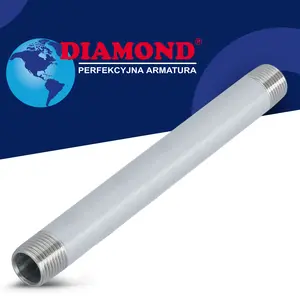 Rura stalowa gwintowana 1/2'' GZ x 1/2'' GZ 180 mm