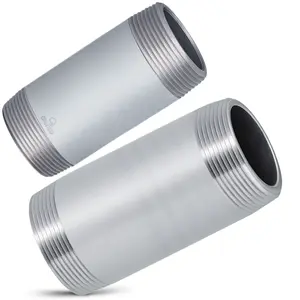 Rura stalowa gwintowana 6/4'' GZ x 6/4'' GZ 100 mm