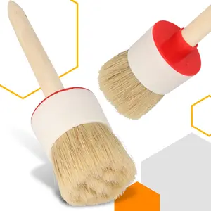 Pędzel okrągły z drewnianą rączka Standard 60 mm