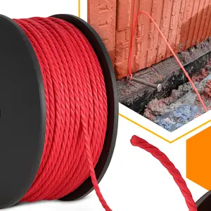 Sznur murarski 1,5 mm x 50 m czerwony