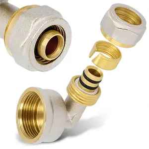 Kolano PEX skręcane 16x3/4'' GW