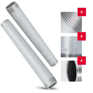 Rura stalowa gwintowana 6/4'' GZ x 6/4'' GZ 300 mm