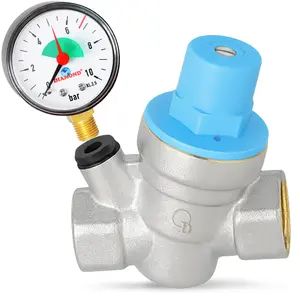 Reduktor ciśnienia wody z manometrem 1/2''