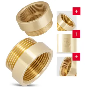 Przedłużka mosiężna 1'' GW x 1'' GZ x 10 mm