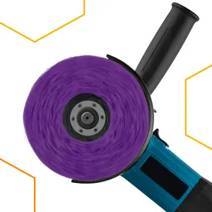 Tarcza ścierna z włókniny 125 mm × 22.23 mm T27 fioletowa, twardy