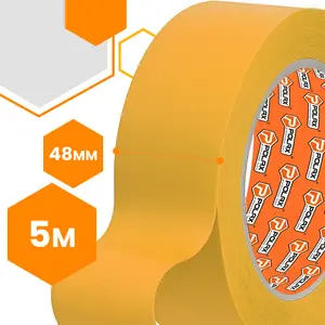 Taśma dwustronna na podłożu z tkaniny 48 mm x 5 m
