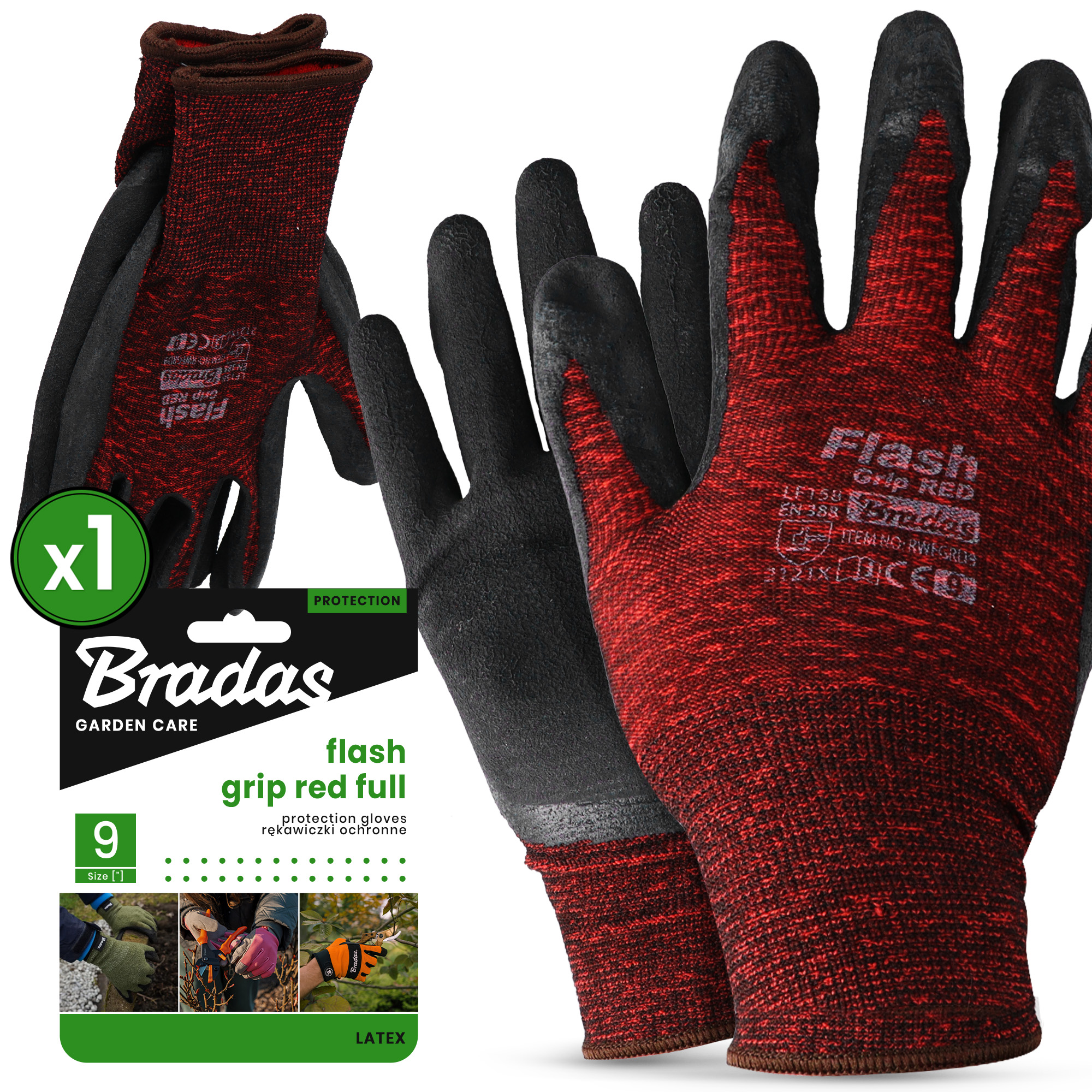 Handschuhe Arbeitshandschuhe Latex Montagehandschuhe Mechanikerhandschuhe