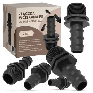 Złączka wciskana PE 20 mm x 3/4'' GZ - 10 szt.