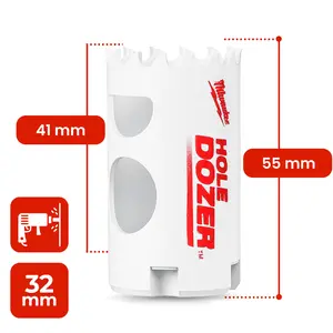 Otwornica bimetalowa kobaltowa HOLE DOZER™ 32 mm