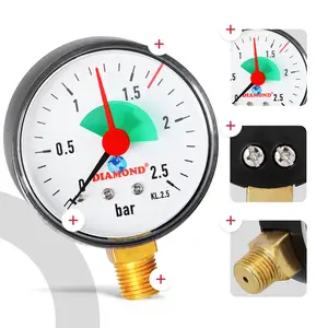 Manometr 63 mm 0 - 2,5 bar przyłącze 1/4'' boczne