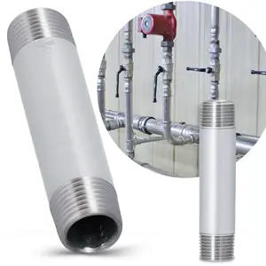 Rura stalowa gwintowana 1/2'' GZ x 1/2'' GZ 100 mm