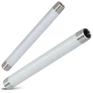 Rura stalowa gwintowana 1/2'' GZ x 1/2'' GZ 200 mm