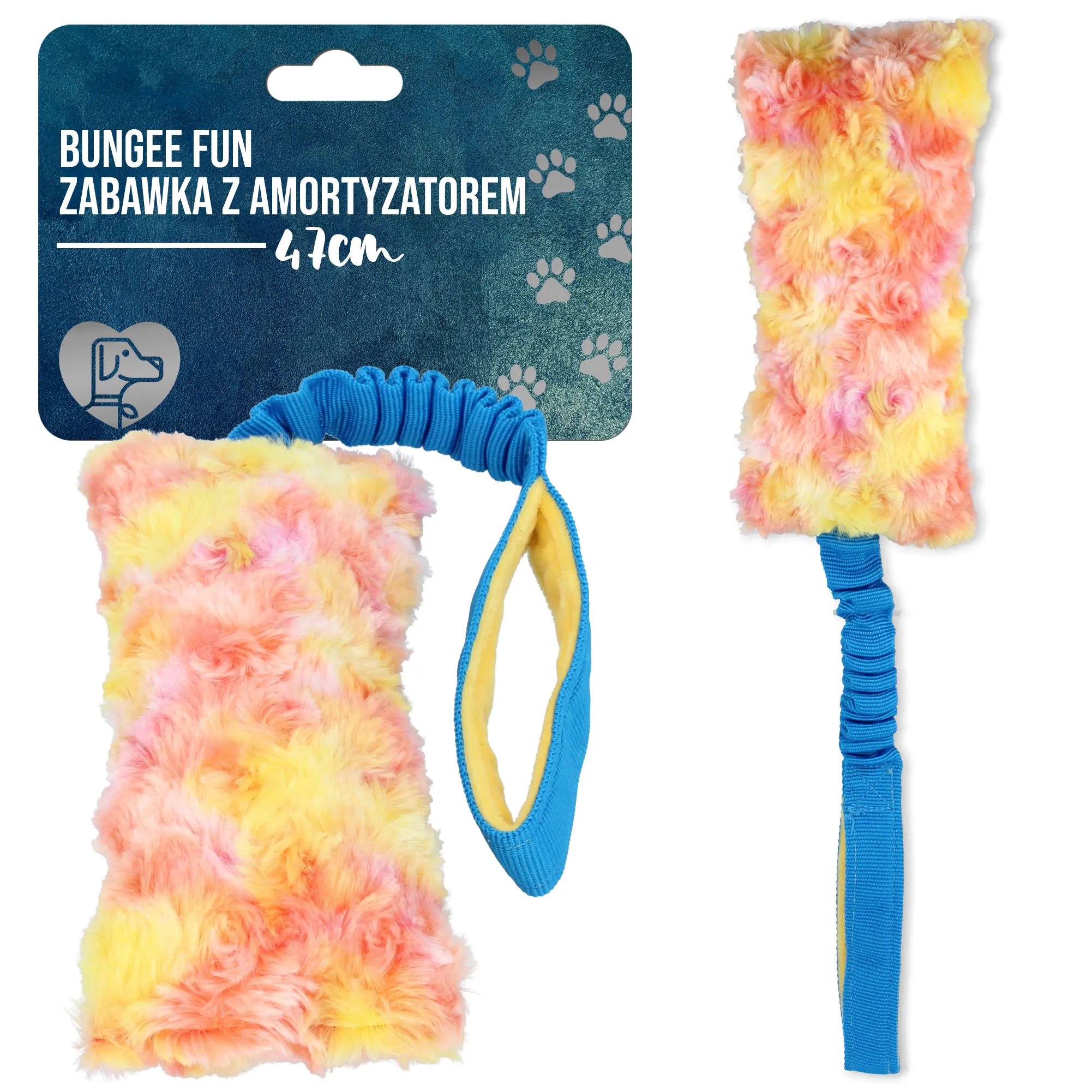 Zabawka z amortyzatorem Bungee Fun 20 cm / 47 cm