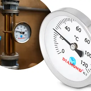 Termometr przylgowy 63 mm 0 - 120 °C