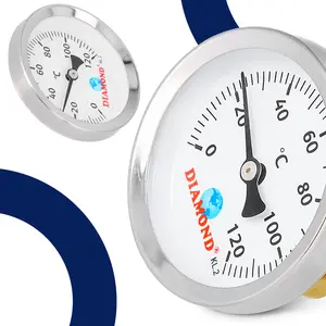 Termometr przylgowy 63 mm 0 - 120 °C
