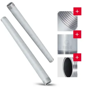 Rura stalowa gwintowana 1'' GZ x 1'' GZ 800 mm