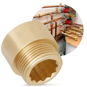 Przedłużka mosiężna 3/4'' GW x 3/4'' GZ x 15 mm