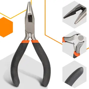 Szczypce wydłużone proste mini 125 mm