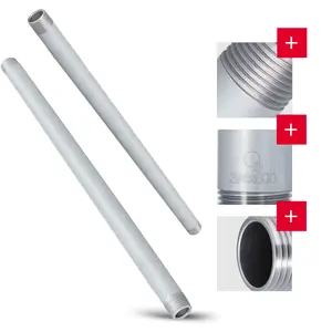 Rura stalowa gwintowana 3/4'' GZ x 3/4'' GZ 600 mm