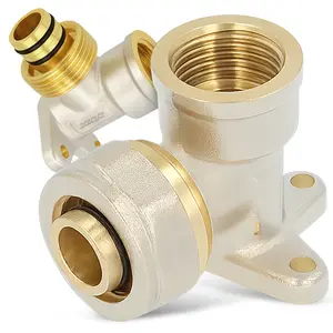 Kolano PEX skręcane z wieszakiem 20x1/2'' GW