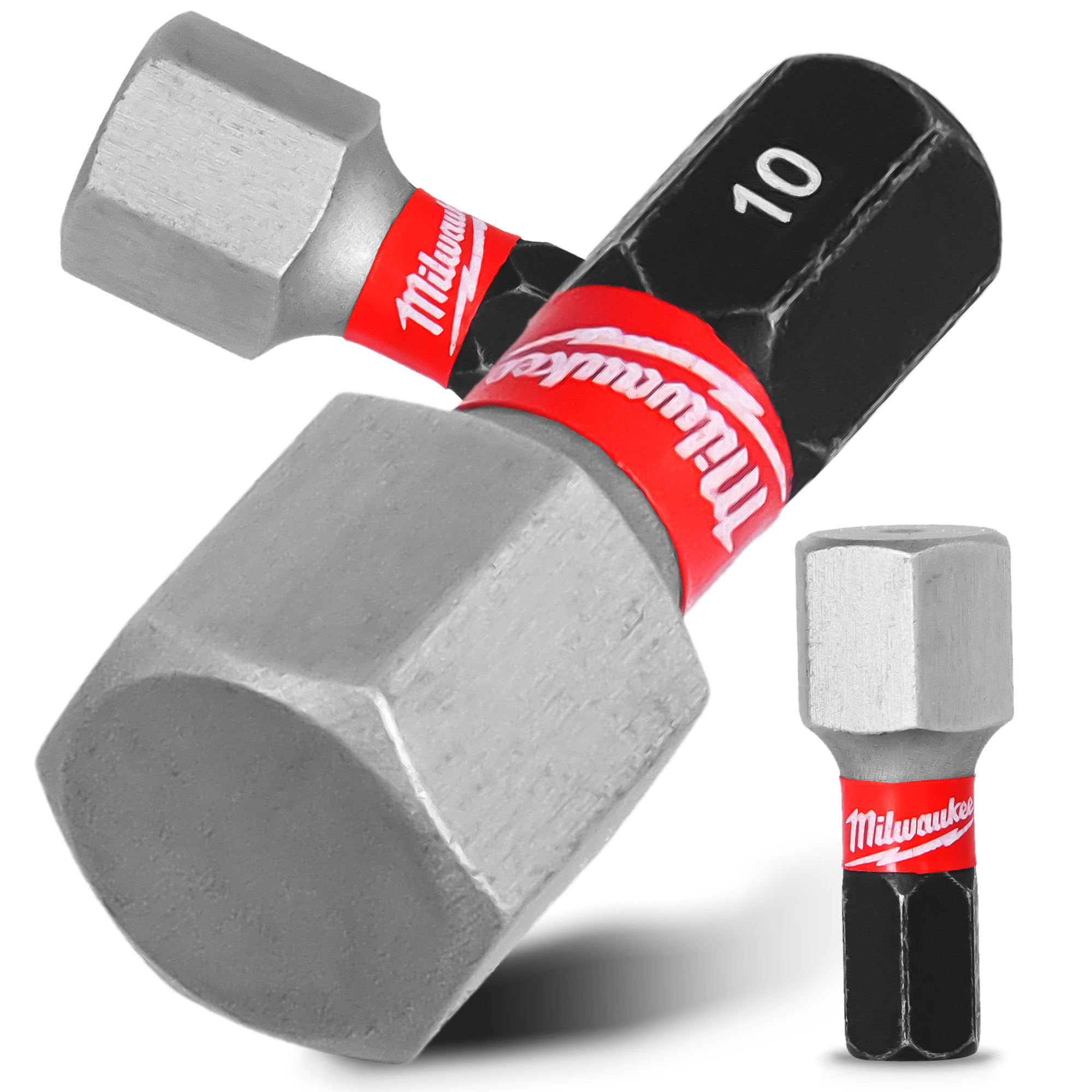  Magnetisch Bit HEX10 25mm Pozidriv Stahl Schraubendreher MILWAUKEE Magne